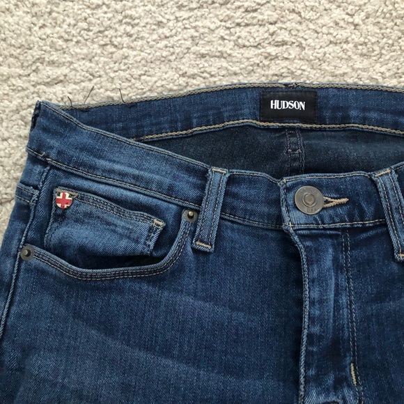 Hudson Size 27 dark wash raw hem jeans - Picture 3 of 4